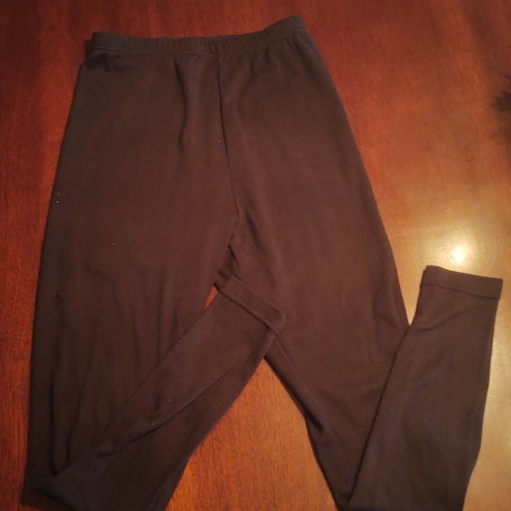 Thick long black leggings